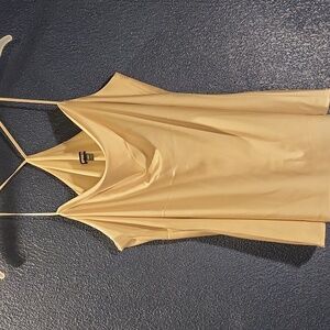 Express Light Cream Draped Cami